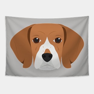 Beagle Dog Face Tapestry