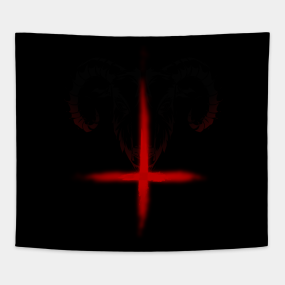 Devil Worship Tapestries Teepublic