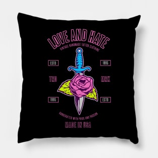 Love And Hate Pillow