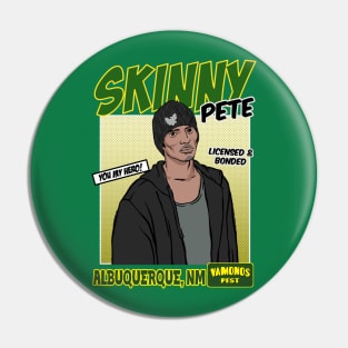 Skinny Pete Comics Pin