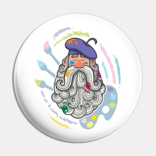 Artist Portrait Pin