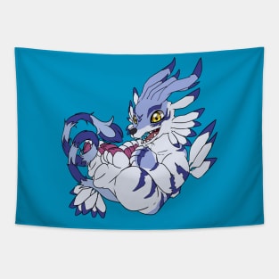 Garurumon Chibi Tapestry