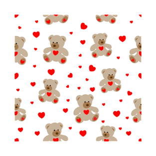 Bear with hearts T-Shirt