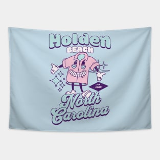 Holden Beach, NC Summertime Vacationing Cartoon Shirt Tapestry