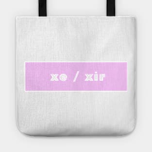 xe / xir - pink Tote