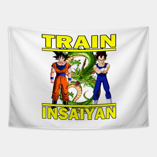 Train insaiyan Tapestry by insaiyan