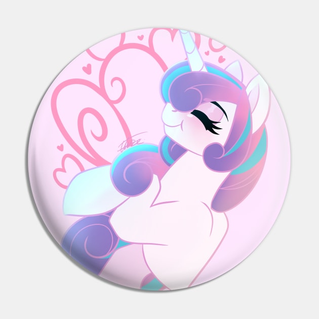Glowing Princess Flurry Heart Pin by Marie Oliver