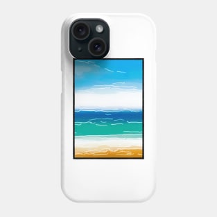 Abstracted Beach Phone Case