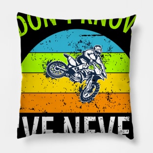 Motocross Biker Freestyle Stunt Pillow