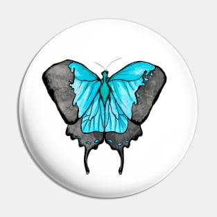 Butterflies Blue 2 Pin