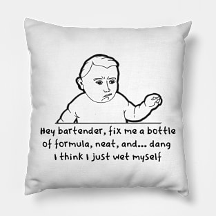 Hey Bartender Pillow