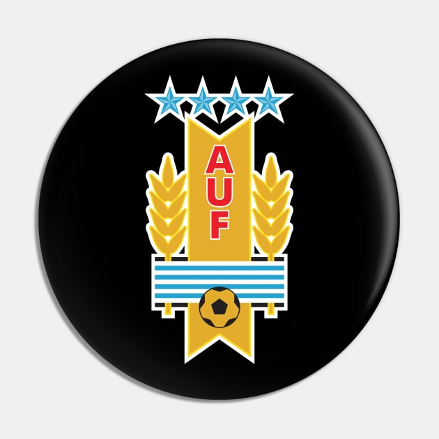 Escudo Asociación Uruguaya De Fútbol V2 - Uruguay National