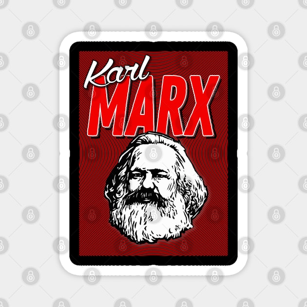 Karl Marx Socialist Design ∆∆∆ Magnet by DankFutura