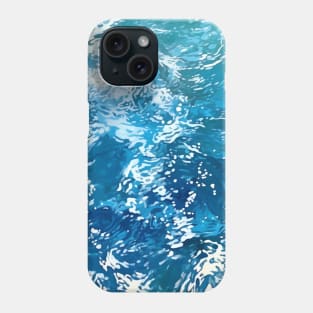 Blue Wave Summer Boho Phone Case