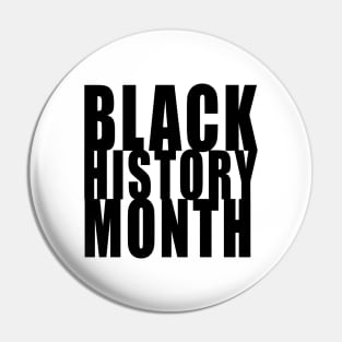 BLACK HISTORY MONTH Pin