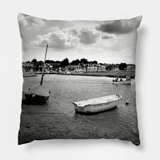 Looking back at Blakeney, Norfolk, UK Pillow