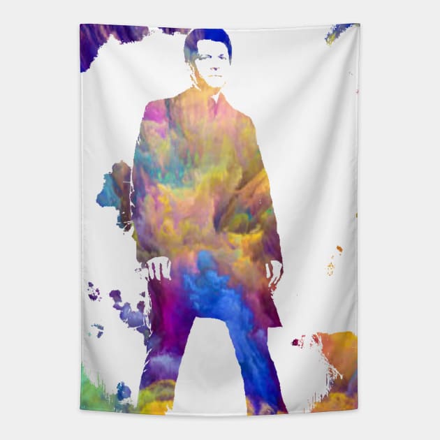 Castiel Color Radiant Design (White Fill) Tapestry by TSOL Games