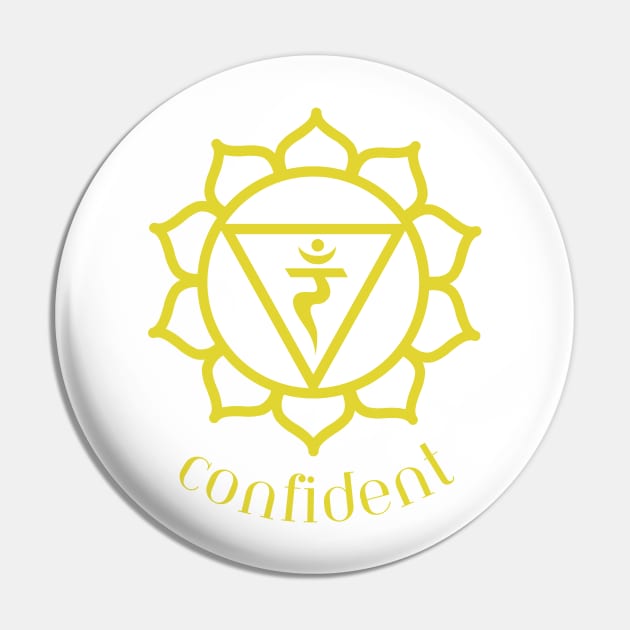 Solar Plexus Chakra Pin by BhaktiCloudsApparel