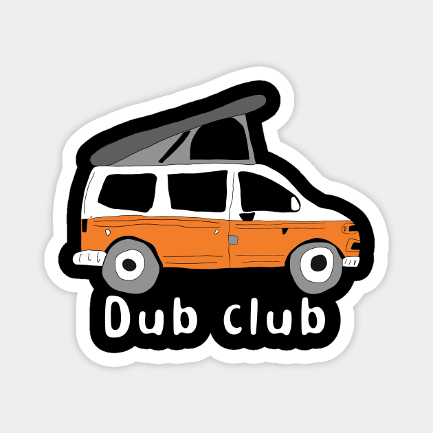 Dub club Magnet by Suzy Shackleton felt artist & illustrator