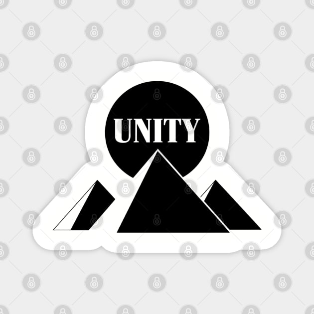 UNITY - Ancient Kemet Pyramid Graphic Magnet by UrbanLifeApparel