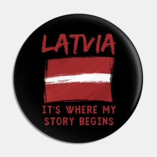 Latvian Pin