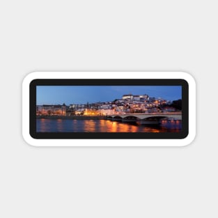 Old town, river, Mondego, Coimbra, Portugal, city, evening, dusk Magnet