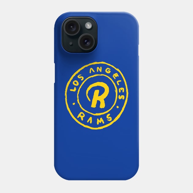 Los Angeles Raaaams 07 Phone Case by Very Simple Graph