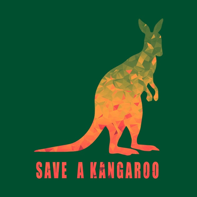 Save A Kangaroo Animal Lovers Support Australia by Creativefamz