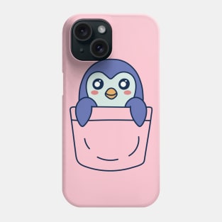 Penguin In Pocket Kawaii Bird Lover Phone Case