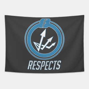 Press F To Pay Respects: Scatter Arrow Tapestry