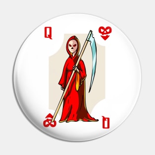 Easy Halloween Playing Card Costume: Queen of Hearts Pin