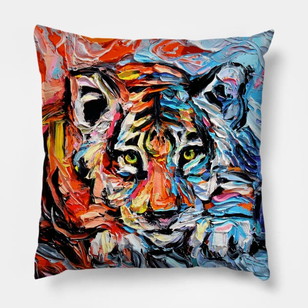 Call of the Wild Pillow by sagittariusgallery