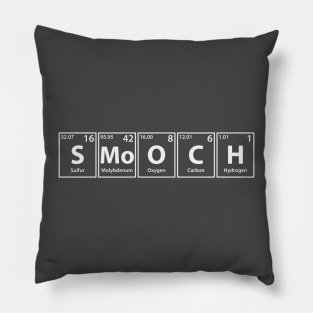 Smooch (S-Mo-O-C-H) Periodic Elements Spelling Pillow