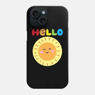 Rainbow Hello Sun Phone Case