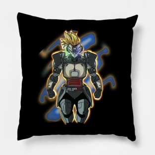 Punk Cyborg Steel Robot Pillow