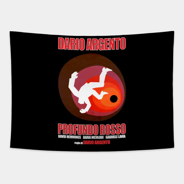 Dario Argento Deep Red Design Tapestry by HellwoodOutfitters