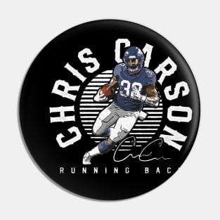 Chris Carson Seattle Emblem Pin