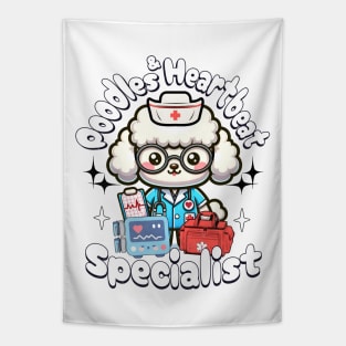 Poodles Cute - Doctors Nurses Medical Tapestry