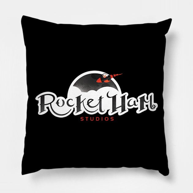 Rocket Ham Logo Expanded Pillow by RocketHamStudios