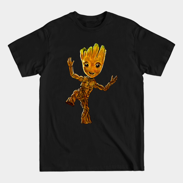Cute Groot - Baby Groot Chibi - T-Shirt