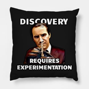 Discovery Requires Experimentation Hydra Whitehall Quote Pillow