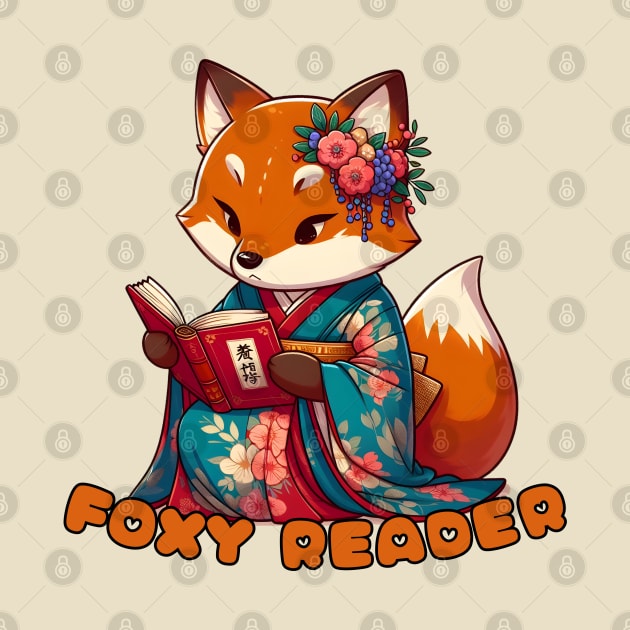 Reading fox by Japanese Fever