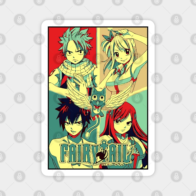 Fairy tail fanart Magnet by Birdbox