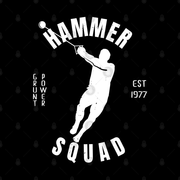 Mens Athletics Hammer Squad Athlete Gift by atomguy