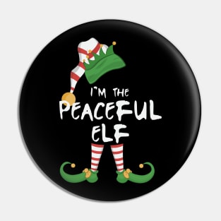 I'm The Peaceful Elf Pin