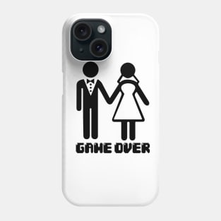 Game Over After Marriage Funny Wedding Gaming Phone Case