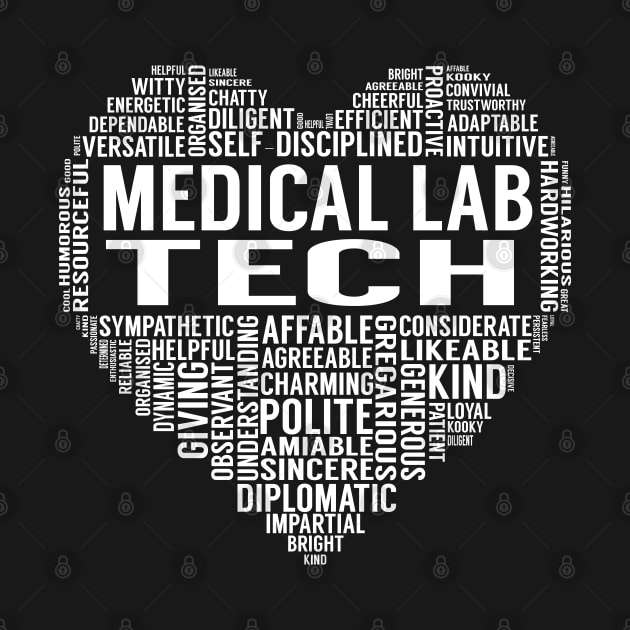 Medical Lab Tech Heart by LotusTee