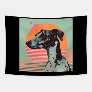 Whippet in 80's Tapestry