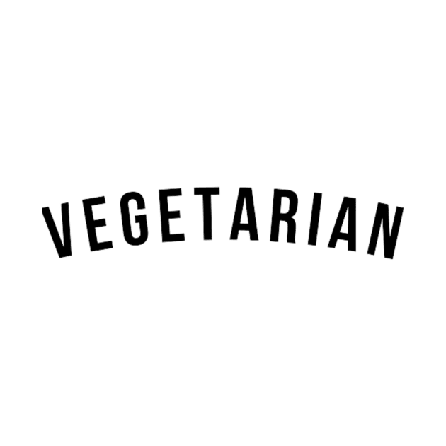 VEGETARIAN - eat lots of vegetables, top graphic design tumblr vibes funny by Luxtrema