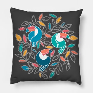 Retro Toucan Pillow